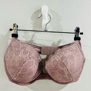 Victoria’s Secret Dream Angels Push-Up Bra Lace Mauve / Dusty Rose – Size 36D